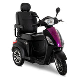 Raptor 3-wheel scooter in black and pink