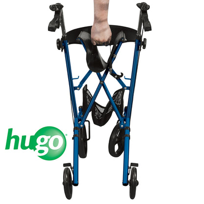 Sidekick Side-Folding Rollator Rolling Walker With Seat, Blueberry