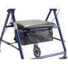 Rollator Rolling Walker with 6" Wheels, Blue