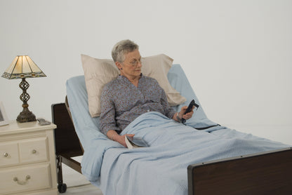 Delta Ultra Light Full Electric Hospital Bed with Half Rails