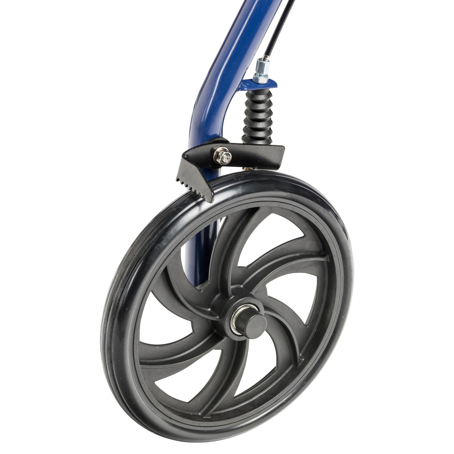 Four Wheel Rollator Rolling Walker with Fold Up Removable Back Support, Blue