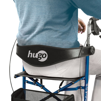 Sidekick Side-Folding Rollator Rolling Walker With Seat, Blueberry