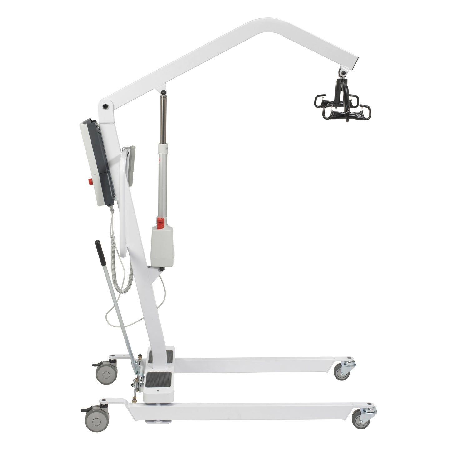Battery Powered Electric Patient Lift with Rechargeable and Removable Battery, No Wall Mount